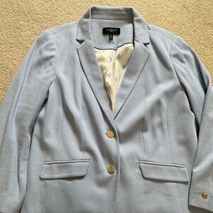 Talbots Light Blue Textured Blazer